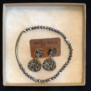 Molly & Kate Bracelet & pierced earring set